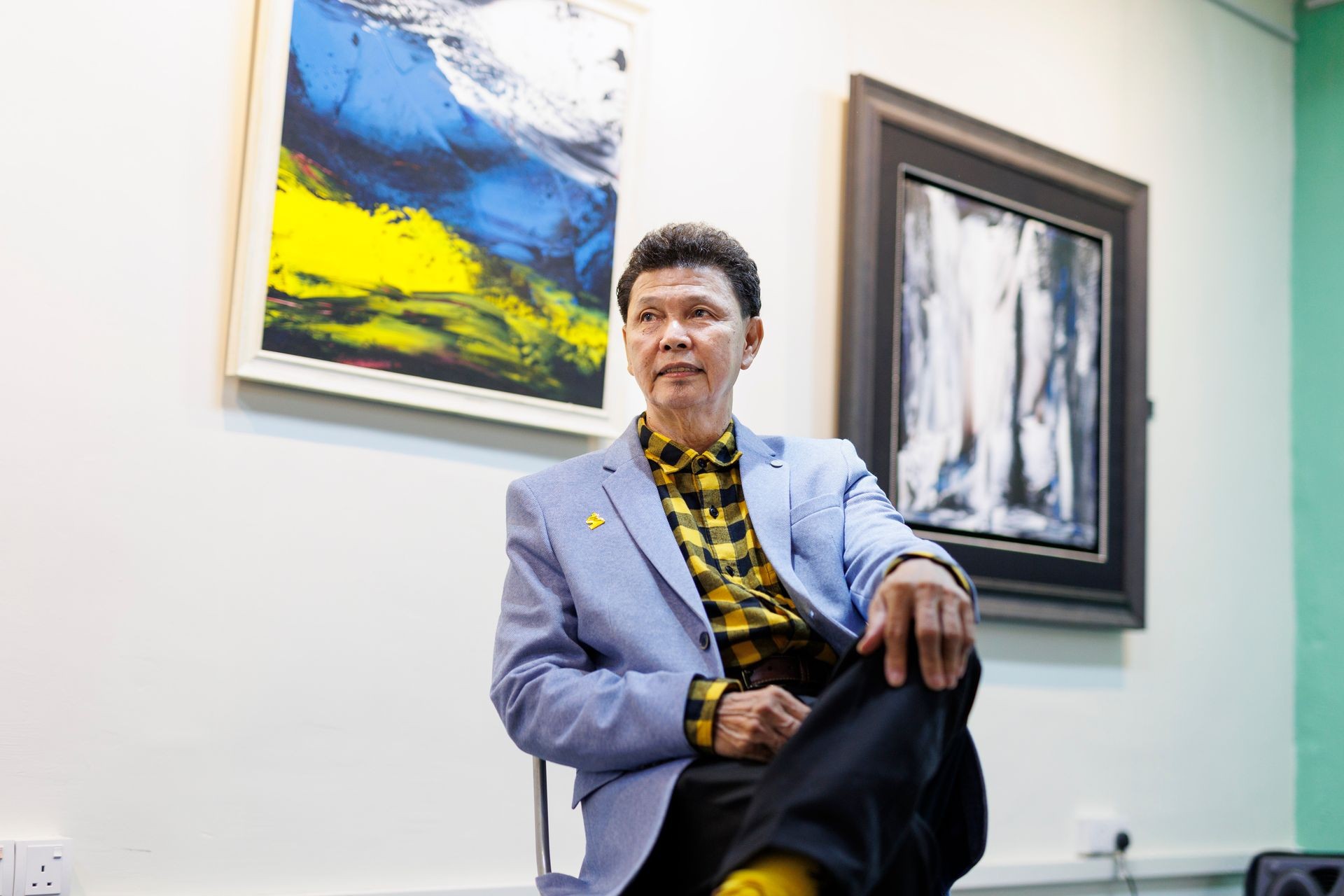 Richard Wong, Mountain Man at Des Beaux Arts Galerie, Kuala Lumpur